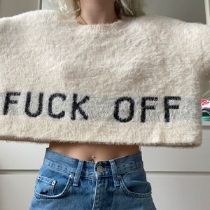 NastyGal “F*CK OFF” Sweater